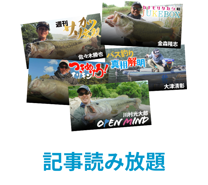 アングラー連載と全国フィールド情報 記事読み放題